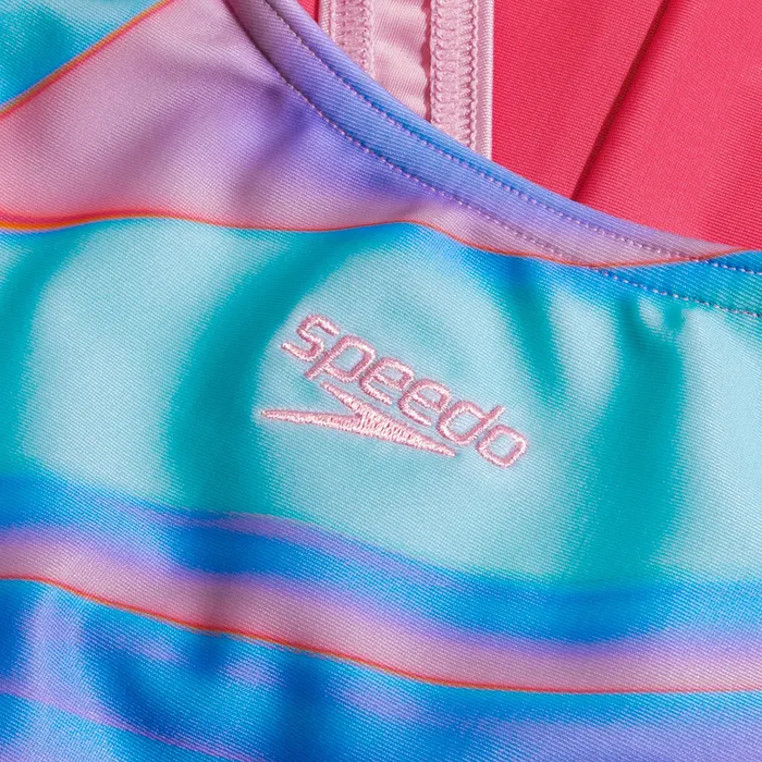 Speedo ECO Printed Pulseback Badpak Meisjes