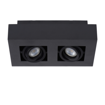 Lucide opbouwspot Xirax zwart