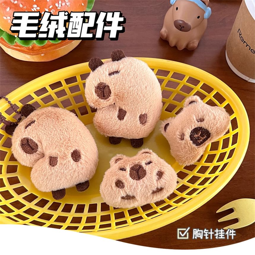 Tuhat - Capybara Pluche Broche / Tashanger Sleutelhanger (Verschillende Ontwerpen)