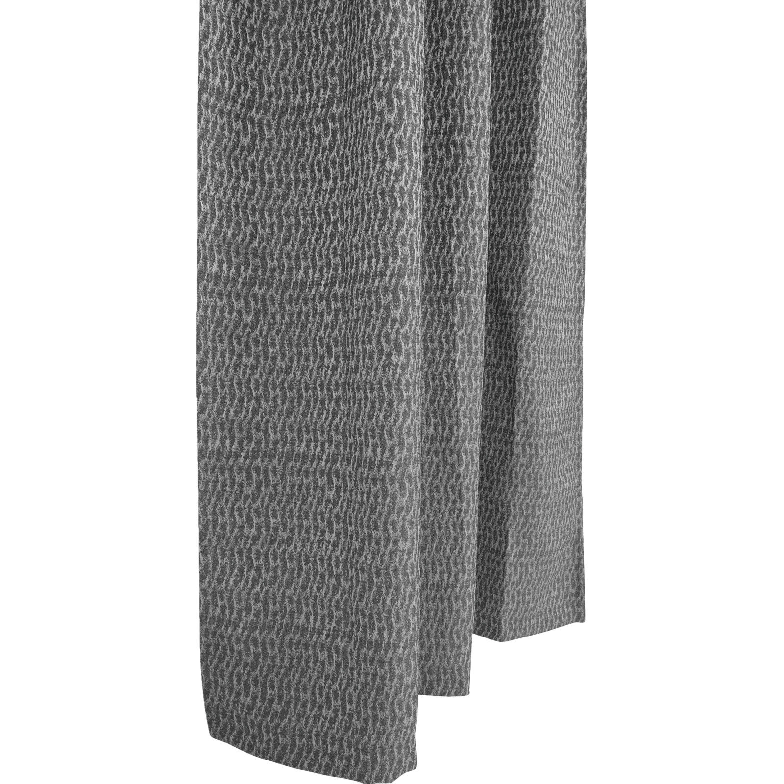 Fertigvorhang Jacquard Borke 135 x 250 cm grau