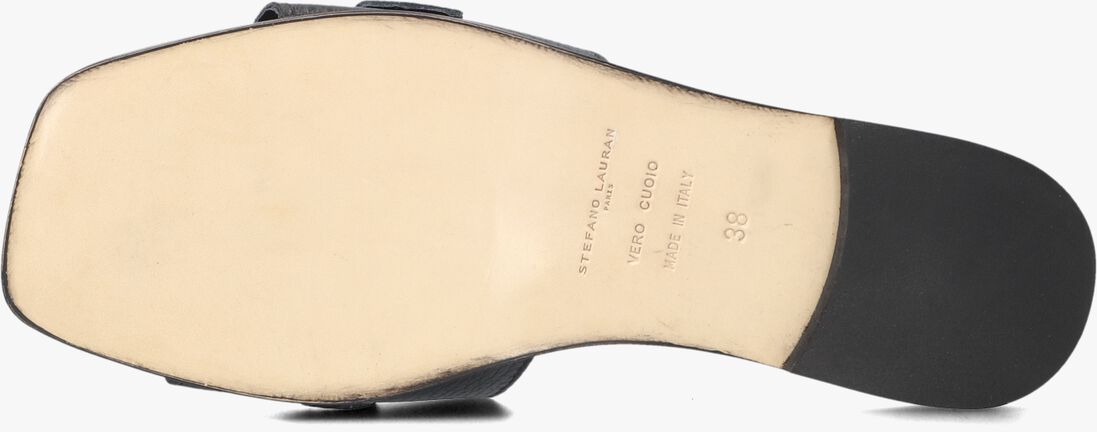 zwarte stefano lauran slippers 23100