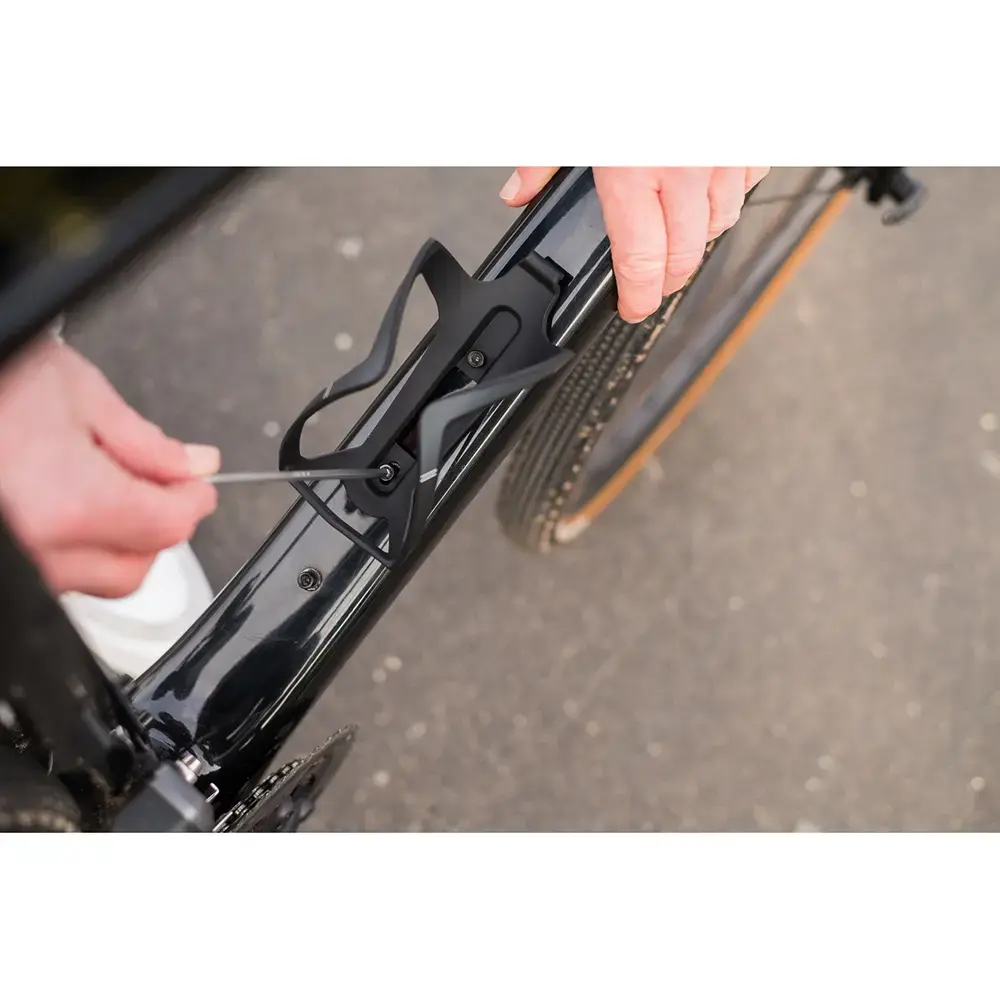 BBB Cycling FlexCage Bidonhouder Mat Zwart/Zwart