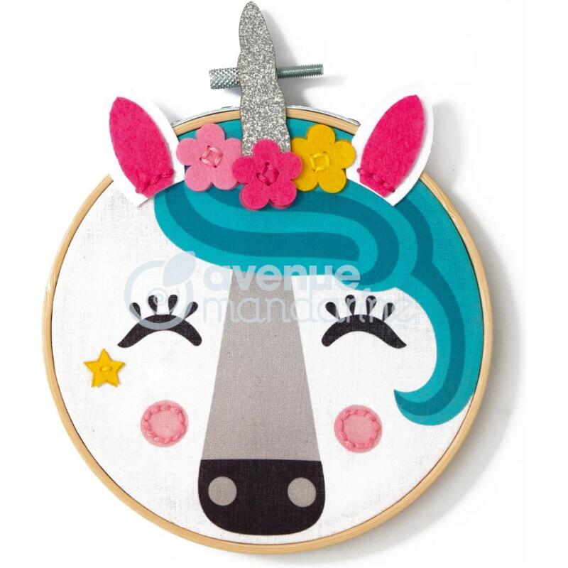 Pix Gallery, Tambourin Licorne - Blanc