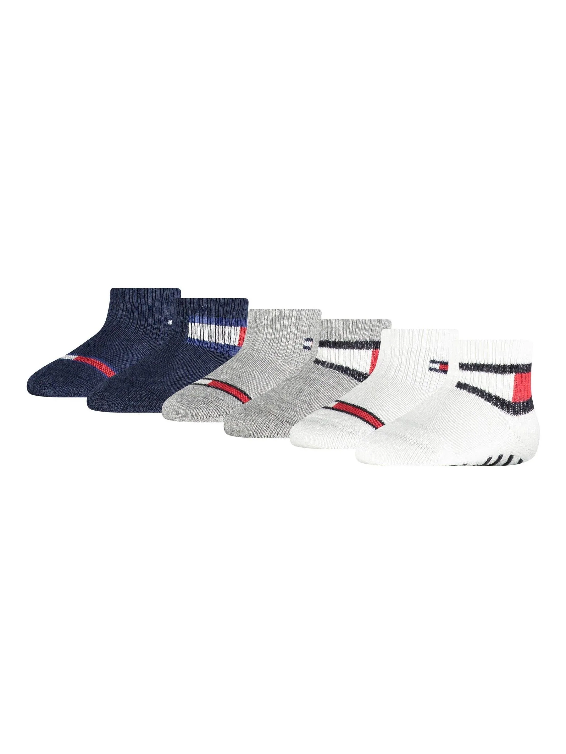 Tommy Hilfiger Baby Flag Socks 6 Pack