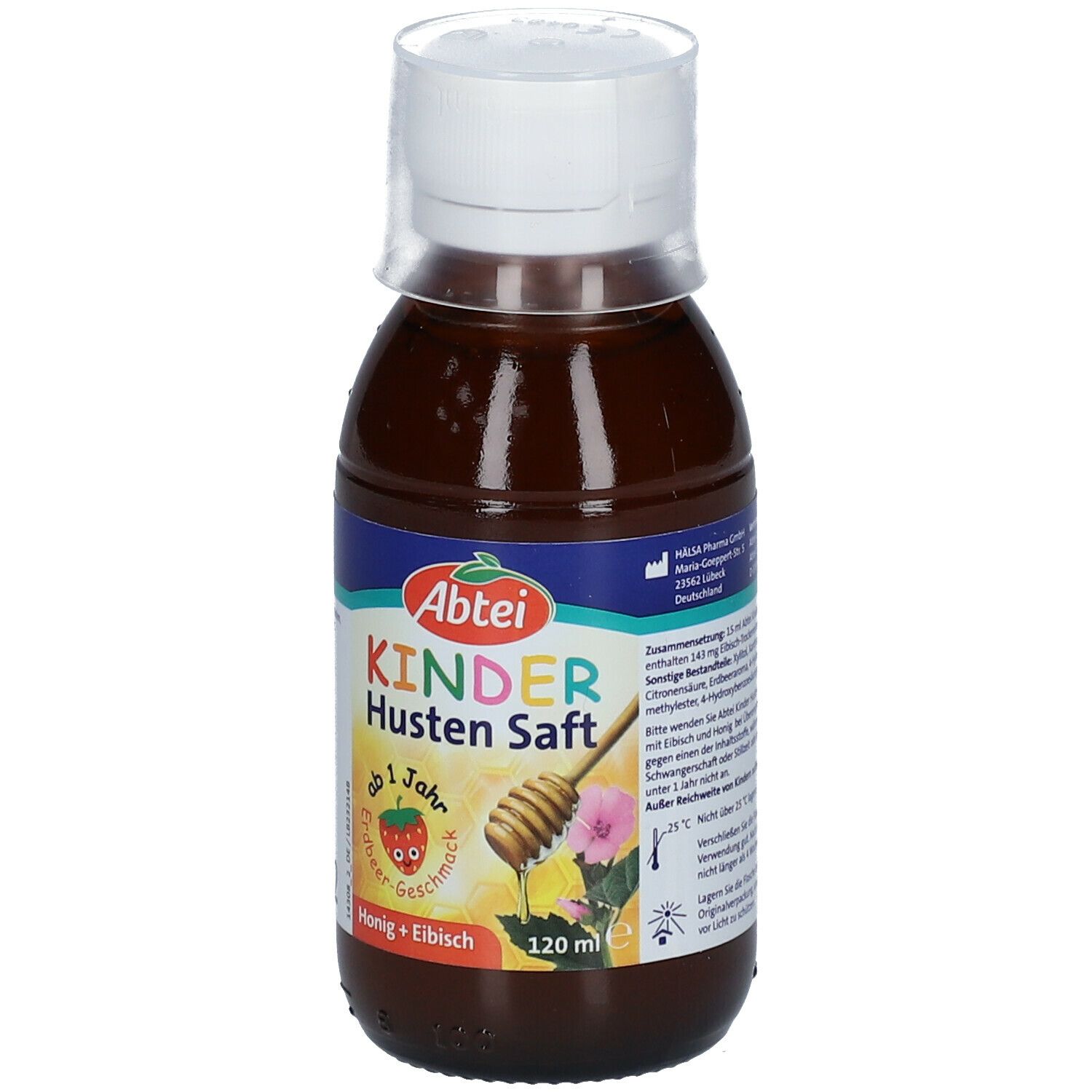 Abtei Kinder Husten Saft Erdbeere
