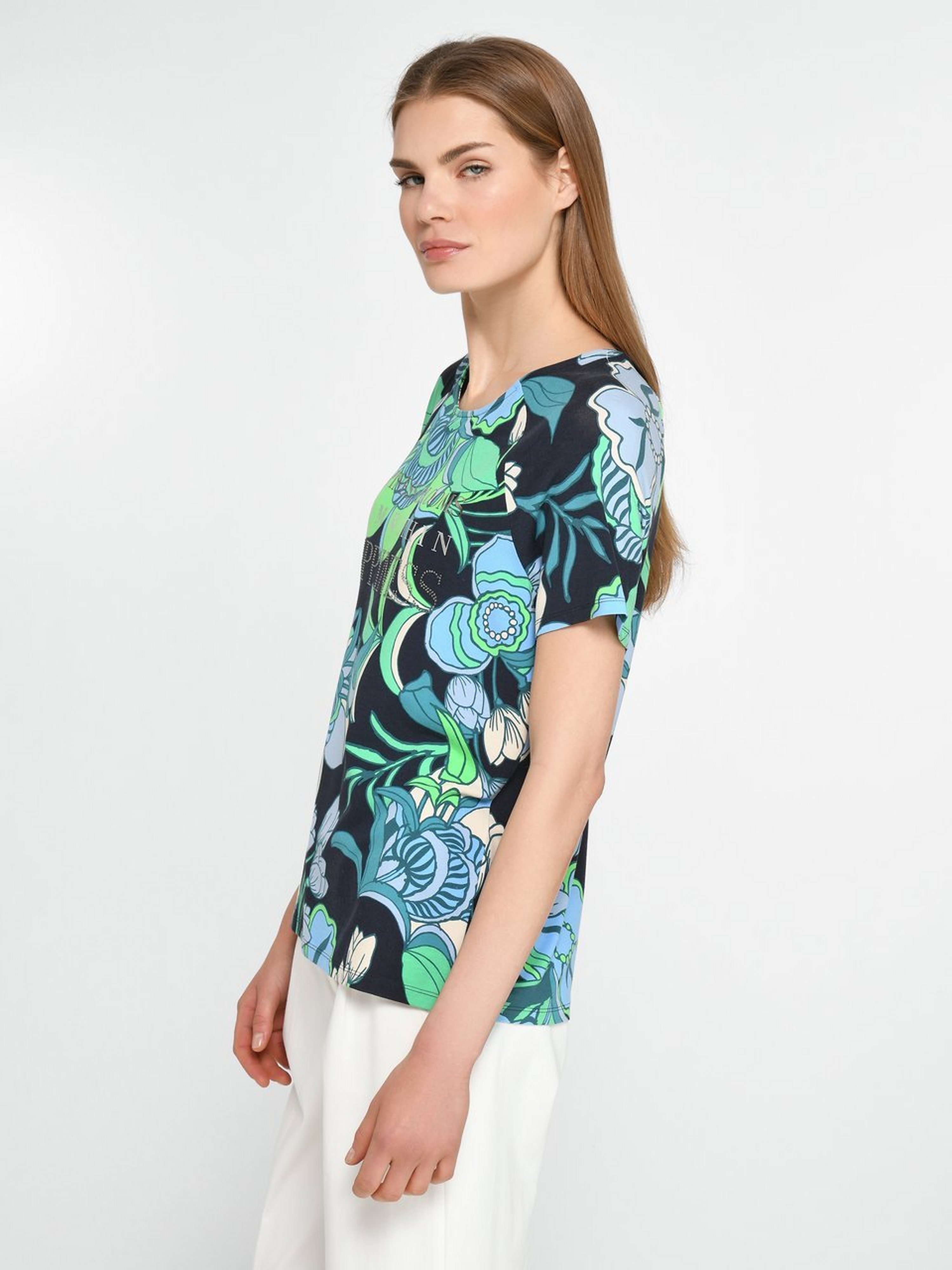 Rundhals-Shirt