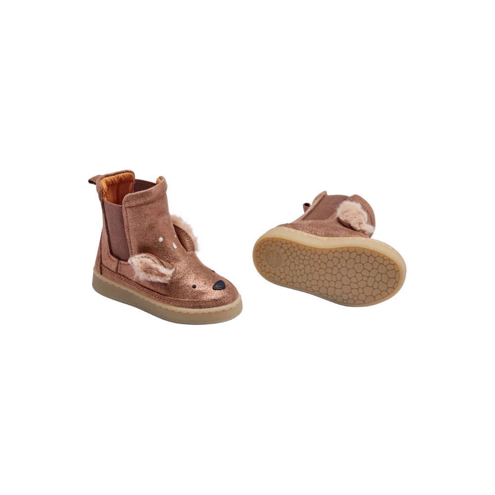 Eladi Boots | Deer | Bronze Metallic Leather