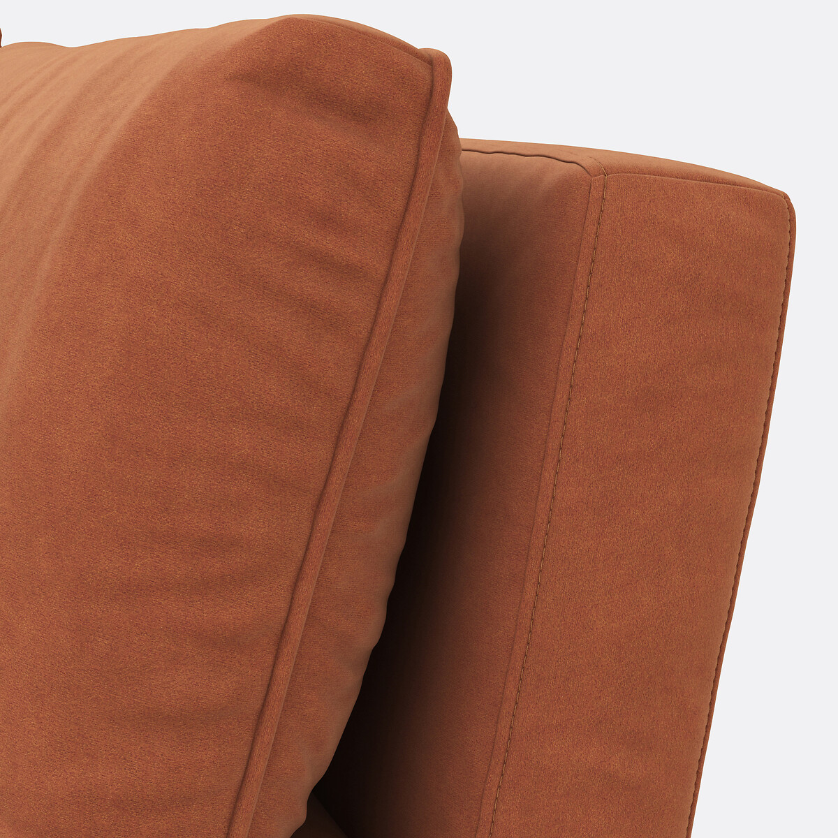 LA REDOUTE INTERIEURS<br>Sofá de canto XXL em veludo, Topim