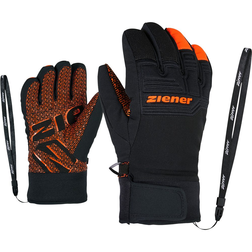Ziener Lanus AS® PR Handschuhe Kinder hellorange
