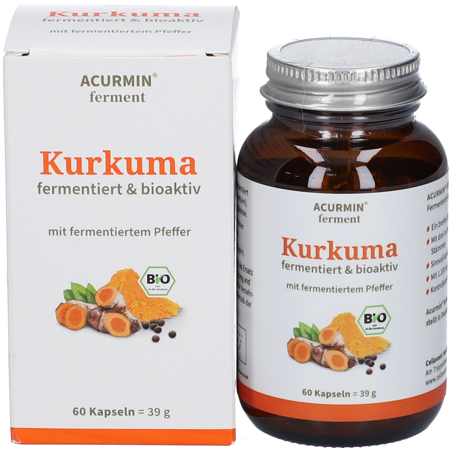 Acurmin® ferment BIO Kurkuma Kapseln - fermentiert und bioaktiv