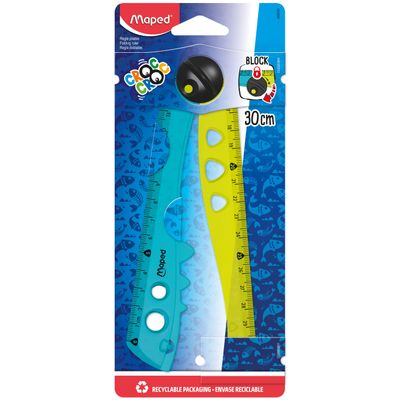 Maped Croc Croc - Règle pliable - 15 cm - disponible dans différentes couleurs
