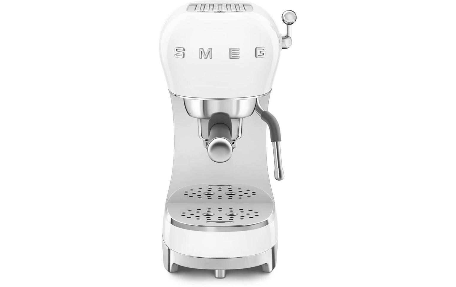 Siebträgermaschine 50's Style ECF02WHEU Weiss<br>Espresso Kaffeemaschine