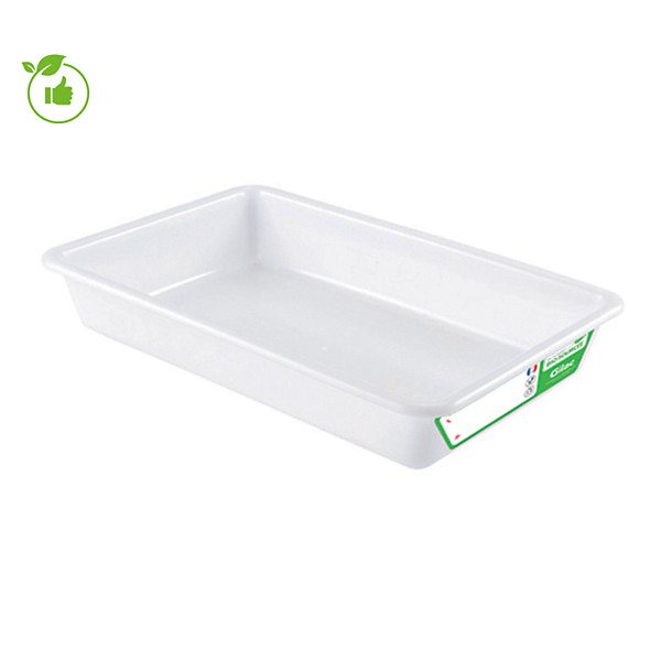 Bac plat rectangulaire 3 L biosourcé Gilac