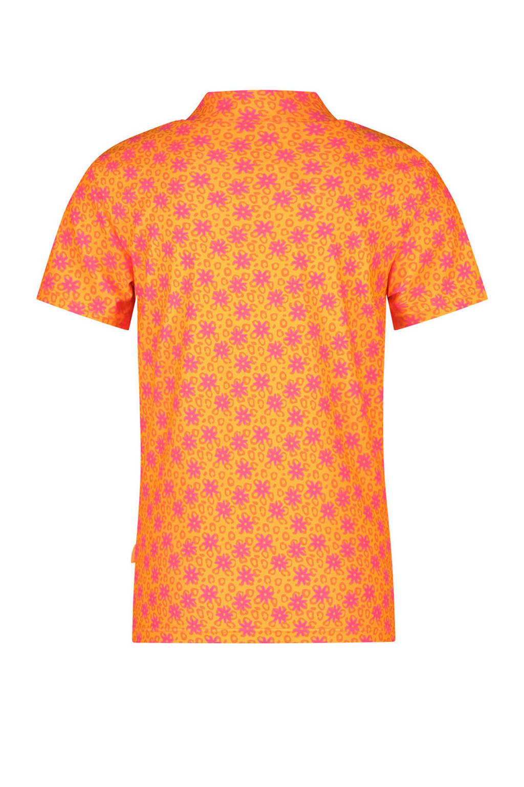 UV T-shirt oranje/roze