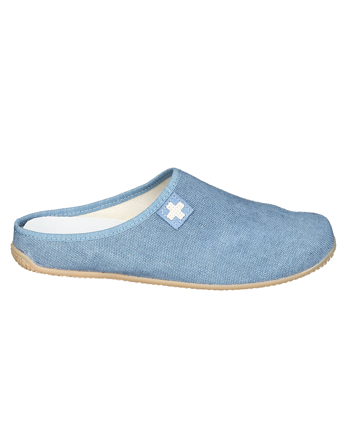 Pantoffeln SCHWEIZER KREUZ in jeans