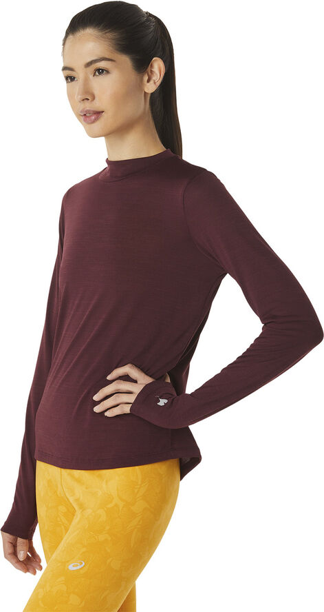 Asics Runkoyo Mock Neck løbetrøje Rød