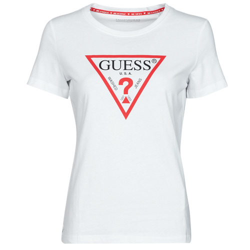 Guess - SS CN ORIGINAL TEE - Blanc