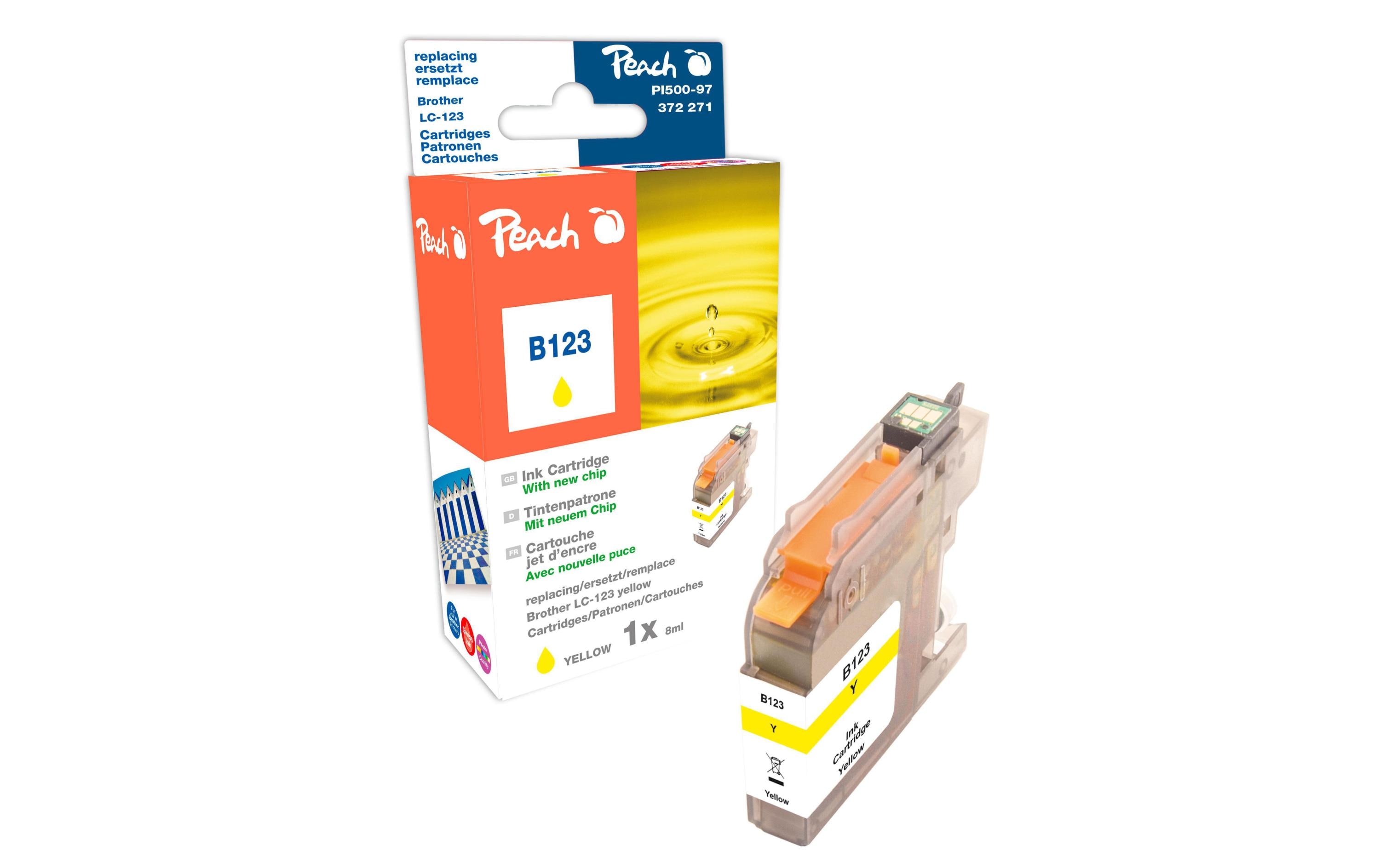 Tinte Brother LC-123Y YellowTinte, Yellow