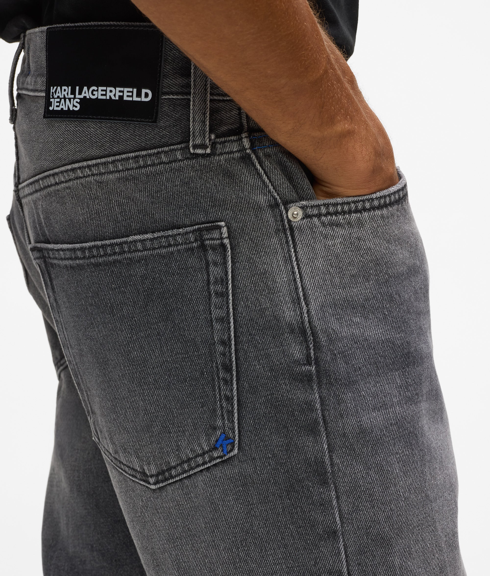 Vintage was smal toelopende jeans