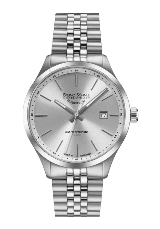 Bruno Söhnle Turin II Big Herrenuhr Silber 17-13225-242