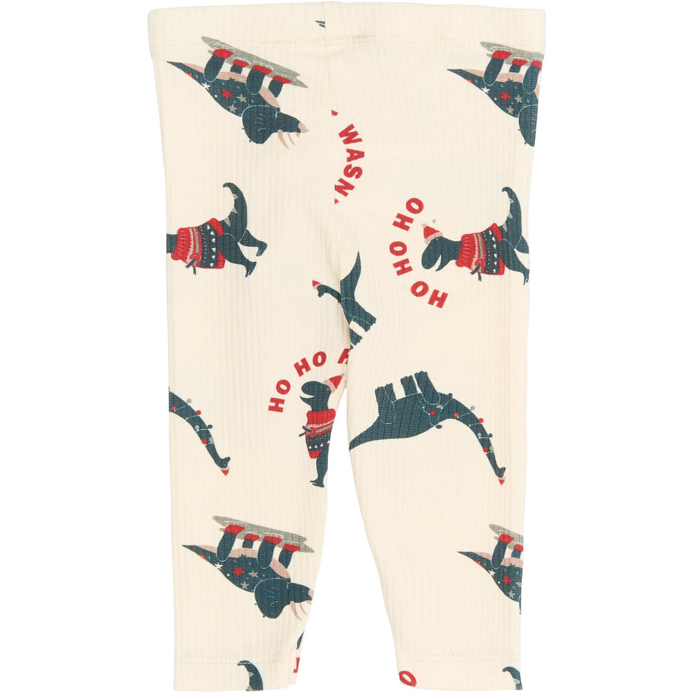 Køb THE NEW Siblings Gardenia Dino AOP Holiday Rib Leggings