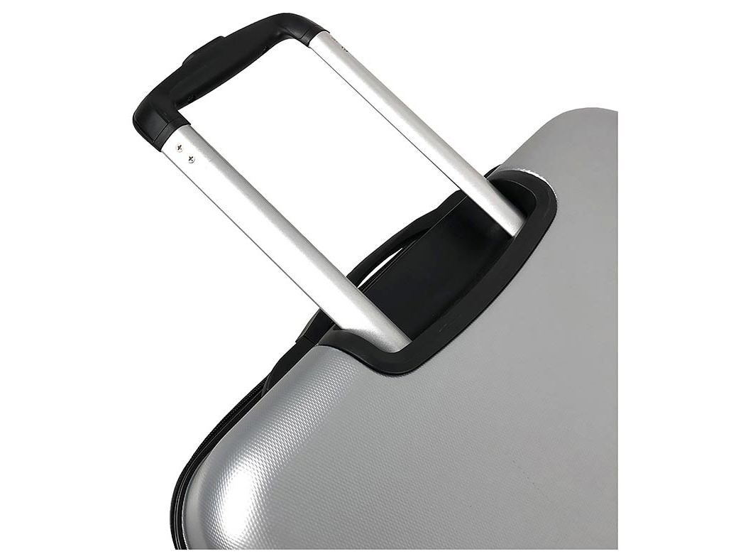 MALA DE VIAGEM MÉDIA RÍGIDA AIRPORT CINZENTO 4 RODAS 60CM