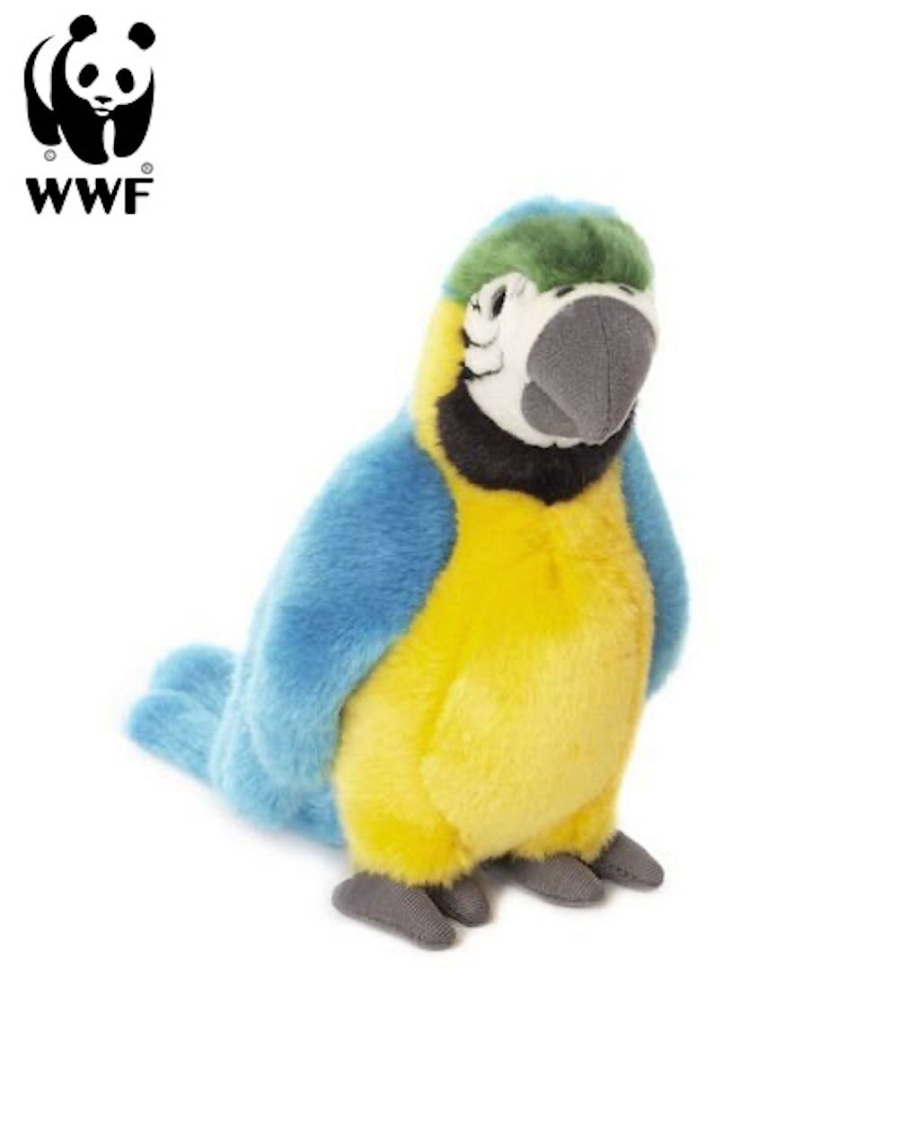 WWF - Plüschtier - Gelbbrustara Papagei (18cm) Kuscheltier Stofftier Vogel