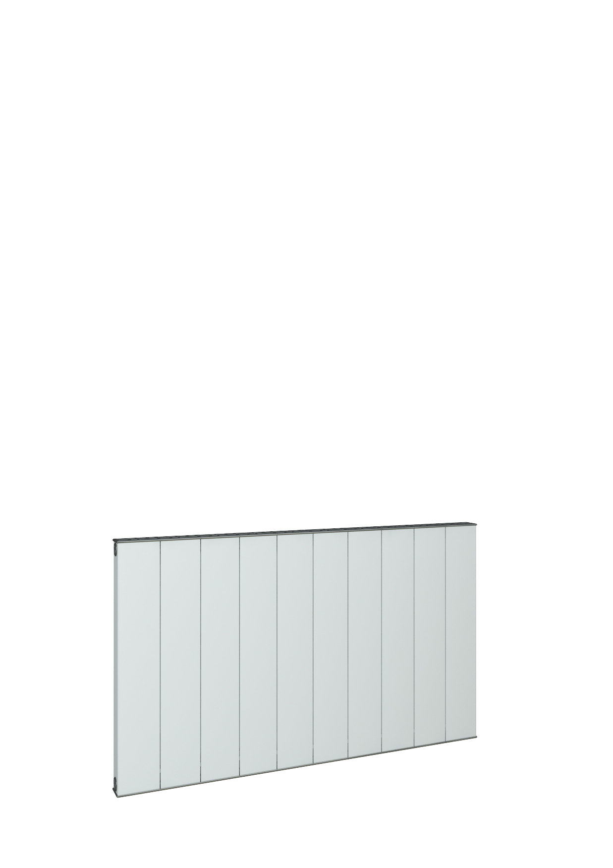 Eastbrook Vesima horizontale aluminium verwarming 60x60,3cm Mat wit 792 watt