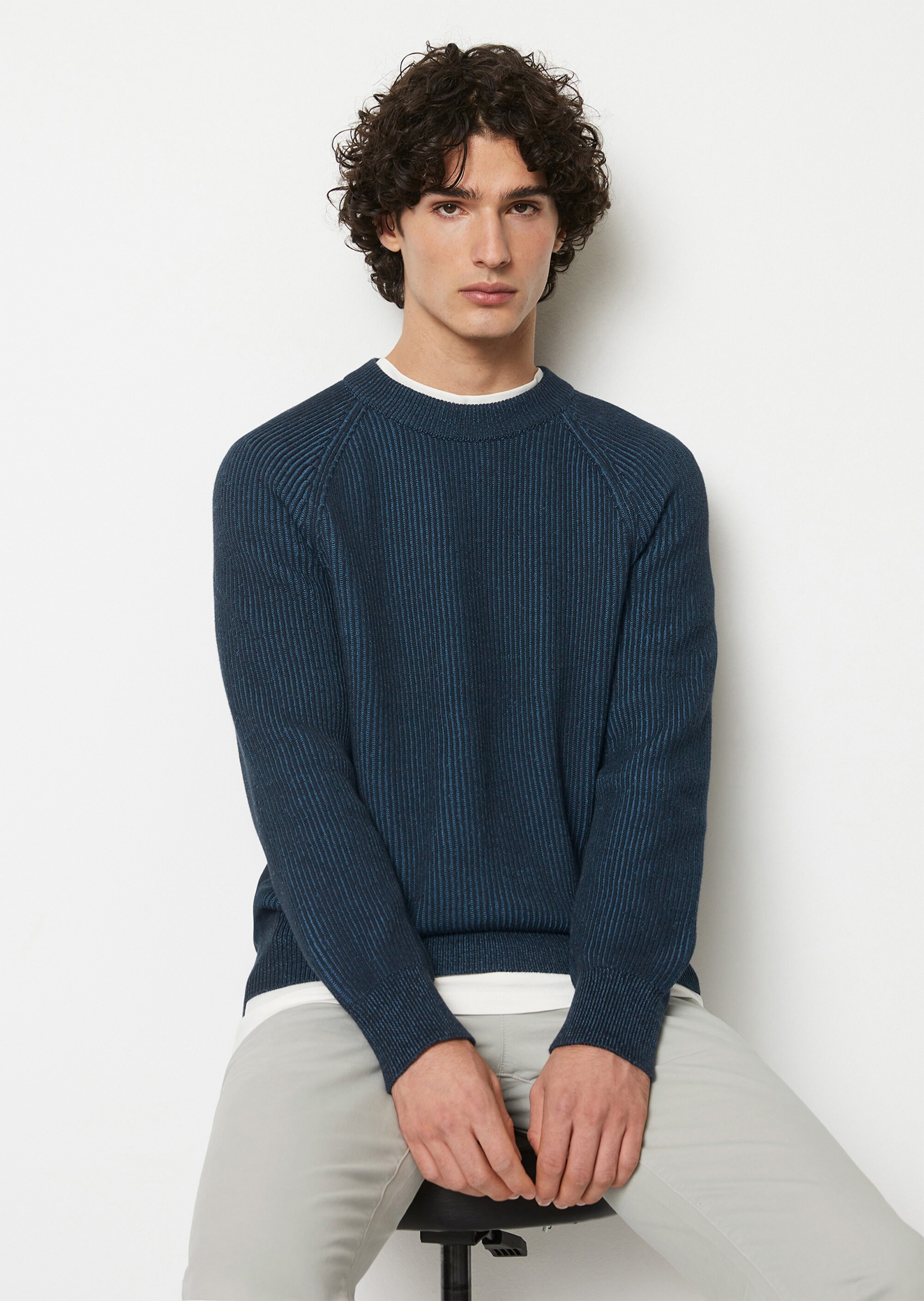 Pullover regular aus reiner Bio-Baumwolle