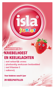 Isla Junior Keelpastilles 20TB