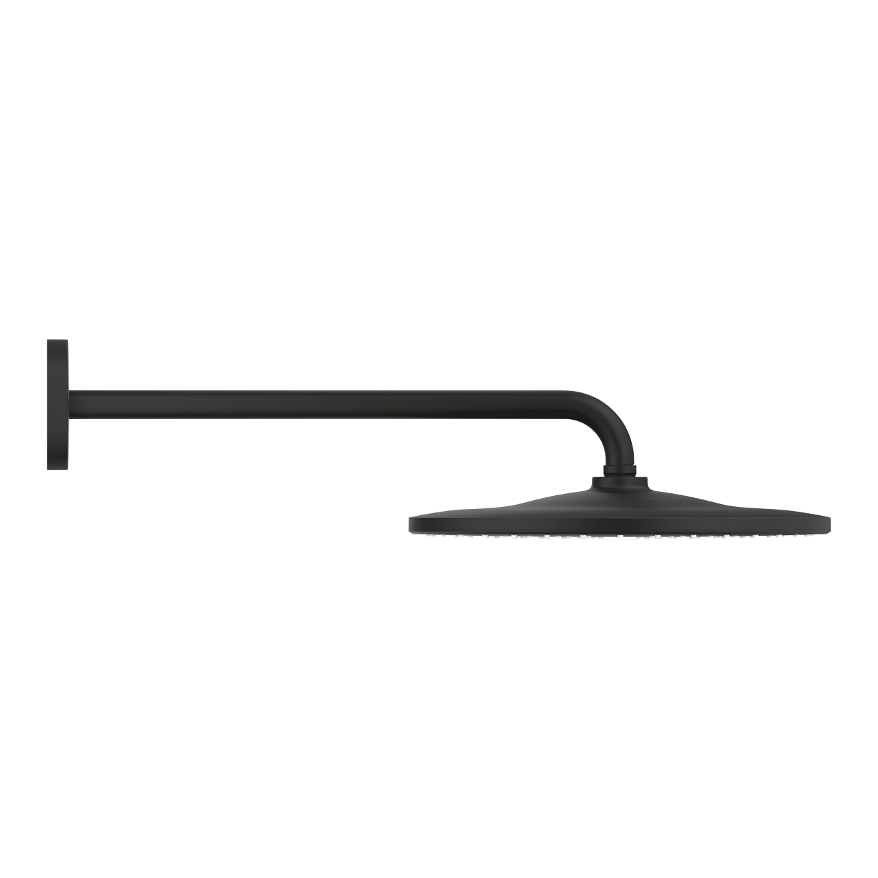 Grohe Rainshower hoofddouche met wandarm phantom black - zwart mat
