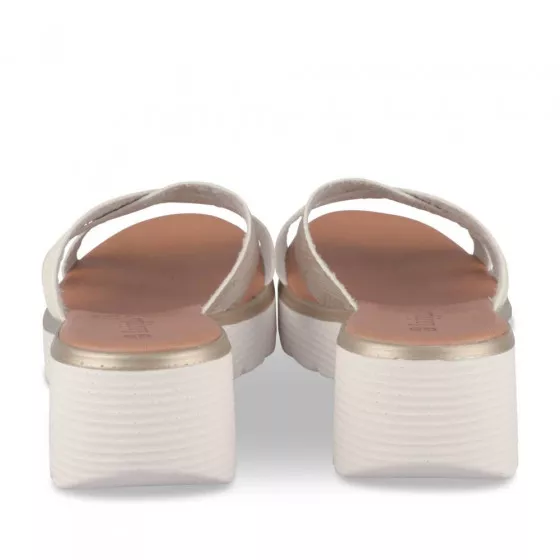 Mules BLANC LADY GLAM