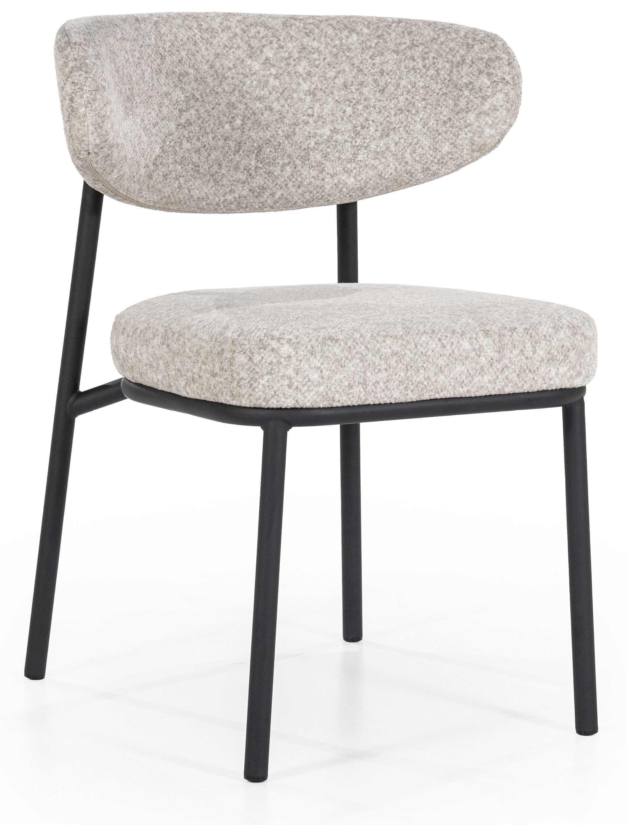 Eetkamerstoel Beige 240170 Jari B57 x D55 x H78 cm