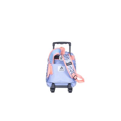 Sac à dos maternelle à roulettes Chacha Lovely - 1 compartiment - bleu lavande - Kid'Abord