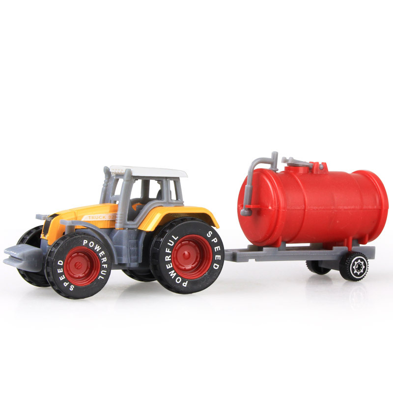 (8-tlg. Set) 1:64 Spielzeug Traktor Kinder Farm Bauernhof Fahrzeug mit Anhänger