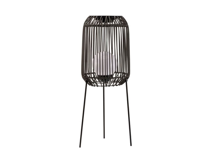 Pauleen Stehleuchte Solar Sunshine Coziness, Schwarz / Grau Solarbetriebene Deko-Leuchte