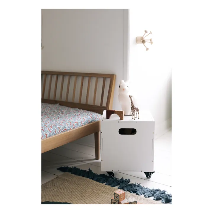 Nofred Kit de roues pour cube de rangement | Noir