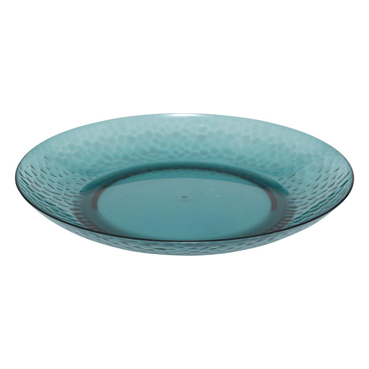 ASSIETTE PLATE ESTIVA 27CM BLEU PETROLE