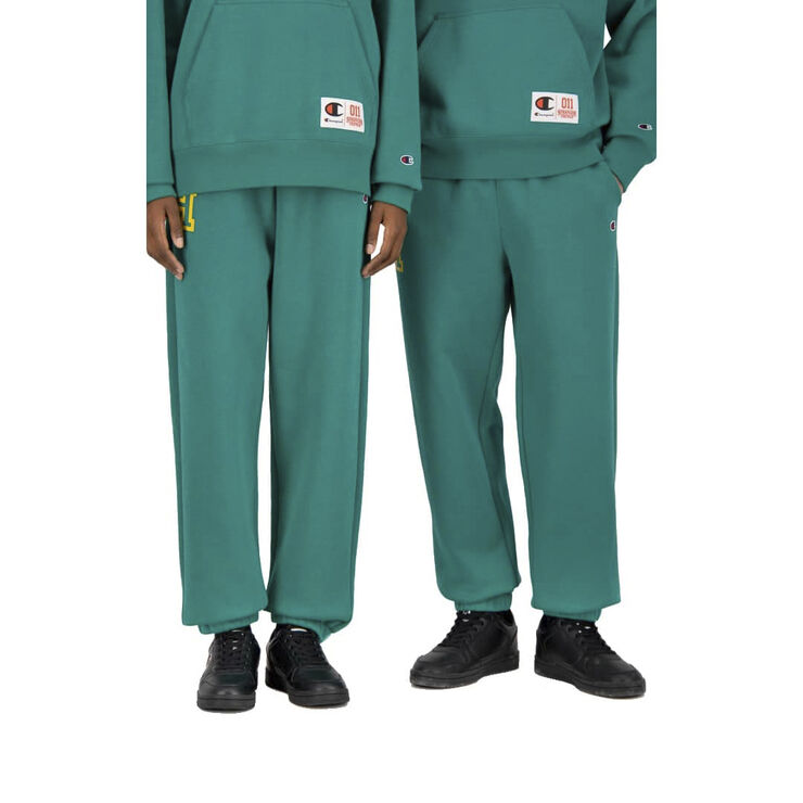 Champion elastic cuff pants Cadmium green