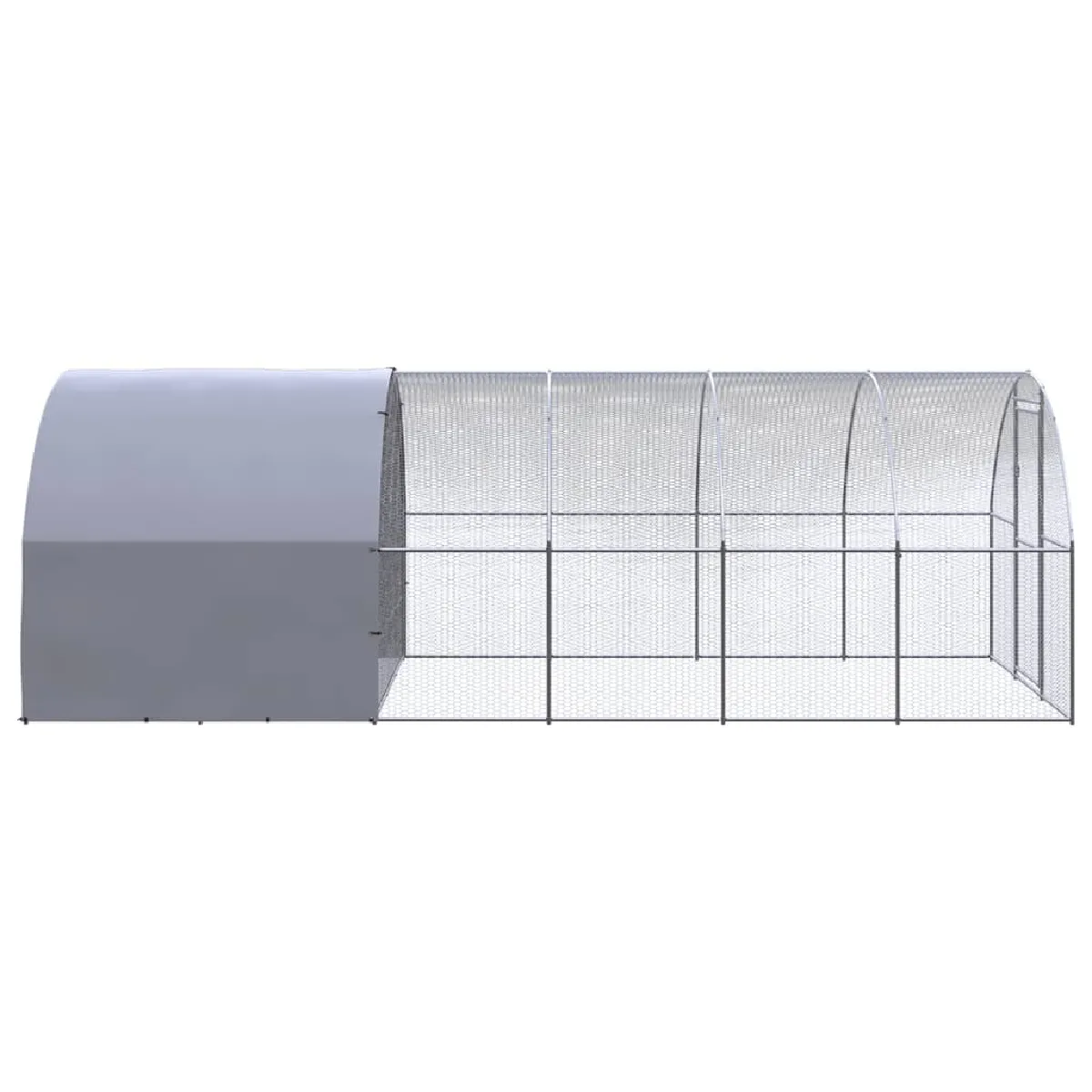 vidaXL Poulailler 3x6x2 m Acier galvanisé