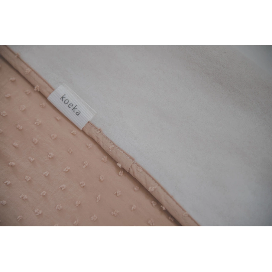 koeka Babydecke cotton Fleece Napa Hellbraun