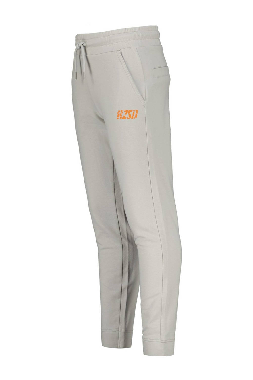 Raizzed tapered fit joggingbroek Rodo met logo lichtgrijs