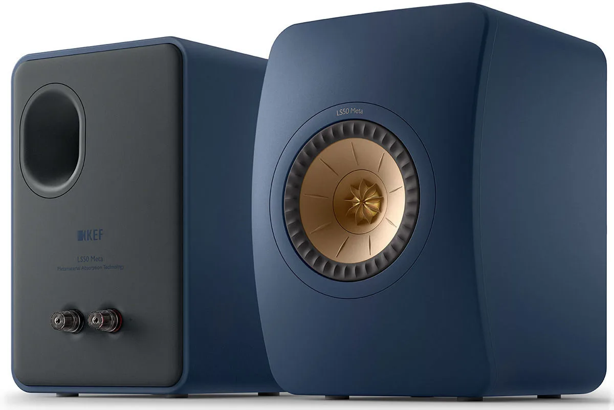 KEF LS50 Meta Bleu Special Edition (la paire) Enceintes bibliothèque