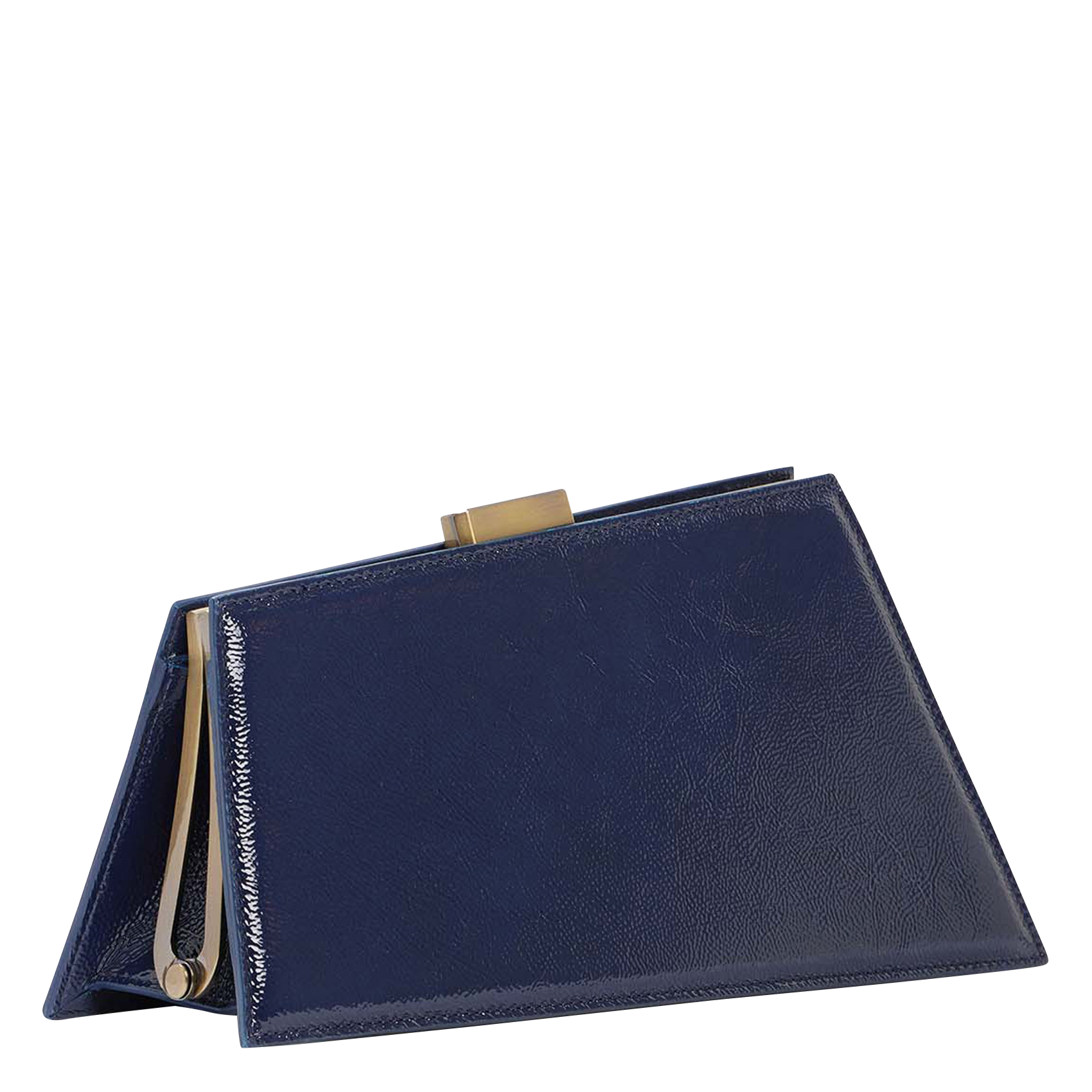 JAY - Sac pochette en cuir de vachette| Bleu