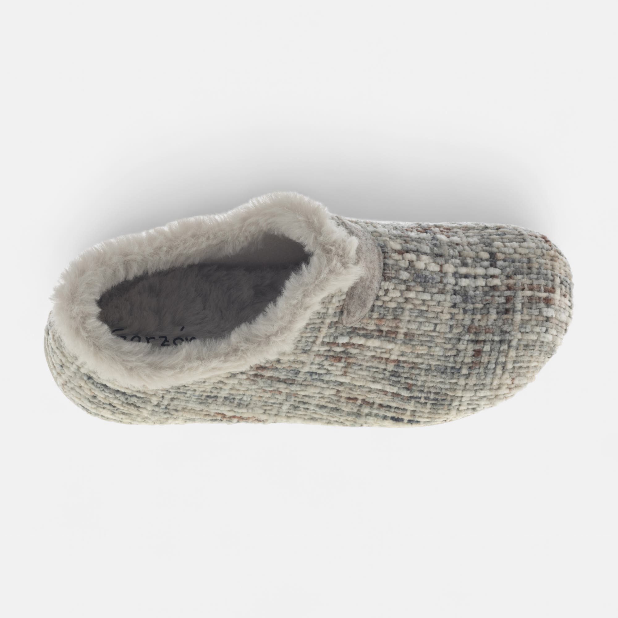 Pantoufles pieds sensibles Femme gris