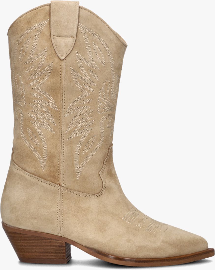 ALPE beige alpe enkellaarsjes 5001