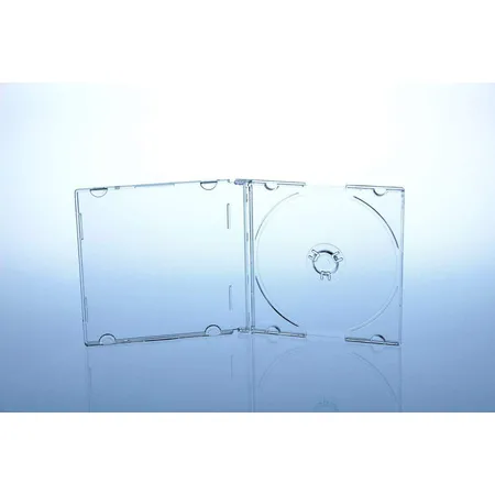 Sauerwald Mini DVD / CD Hüllen, 8 cm, slimcase, clear, 100 Stück