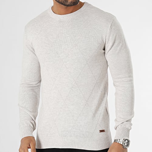 Pull Beige Chiné