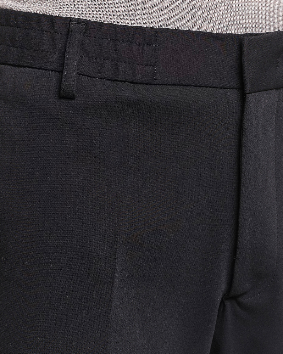 NN07 Billie Cotton Drawstring Trousers Black