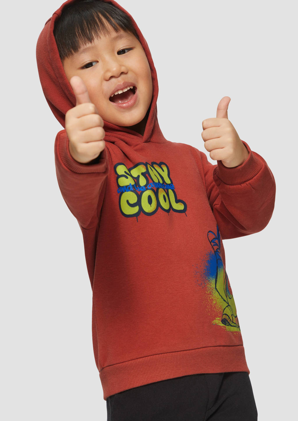 s.Oliver hoodie roodbruin